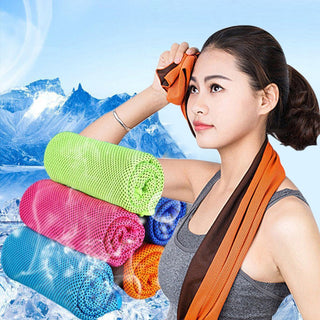 Microfiber Sport Towel Rapid Cooling Ice Face Towel Quick-Dry Beach Towels Summer Enduring Instant Chill Towels for Fitness Yoga